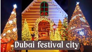 Dubai Festival city #christmas market #best place for christmas celebration #christmasspecial