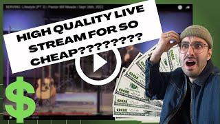 SOUND LIKE A MEGACHURCH! (Cheapest Church Live Stream Tutorial)