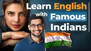 Let's Learn English with These 5 INDIAN Celebrities