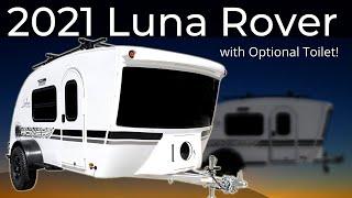 Teardrop Trailer with a Toilet?! The 2021 Luna Rover by InTech RV Walkthrough Tour