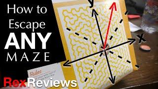 How to Escape ANY Maze - Think Outside the Box ~ Rex Reviews