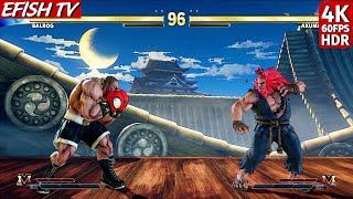 Balrog vs Akuma (Hardest AI) - Street Fighter V