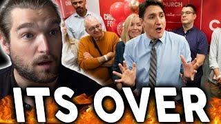 JUST ANNOUNCED Justin Trudeau FURIOUS From Losing MASSIVE Election