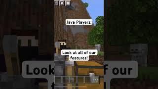 Bedrock vs Java #minecraft #bedrockedition #javaedition #comparison