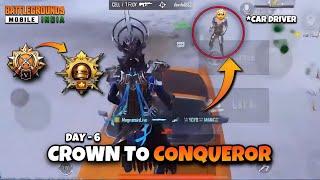 DAY - 6 CROWN TO CONQUEROR PUSH | HOW TO PUSH CONQUEROR DUO | MagnetoisLive