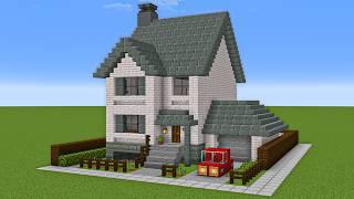 How To Build a Pale Oak Suburban House In Minecraft #3 | Including Interior