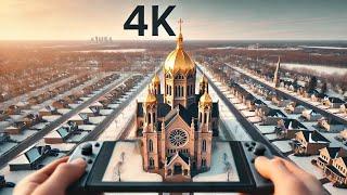 Cathedral of Transfiguration in Markham, Ontario, Canada 4K