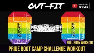 Pride Workout - Boot Camp Challenge Workout (Home Workout 1 Dumbbell or 1 Kettlebell Full Workout)