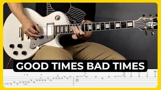 Good Times Bad Times - Led Zeppelin | Tabs | Guitar Lesson | Cover | Tutorial | All Guitar Parts