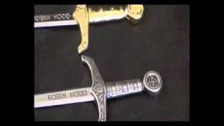 Miniature Robin Hood Sword (Gold/Silver/Bronze) by Marto of Toledo Spain SFMA5207.1S/2/3