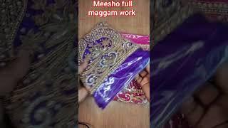 meesho maggam work blouse review code:337931365 meesho