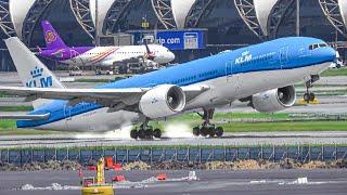 200 PLANES in 3 HOURS !  Bangkok Airport Plane Spotting | Close Up Airplane Takeoffs & Landings