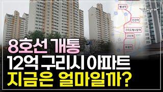 8호선 연장 개통의 구리시 아파트 가격은 적정한가?