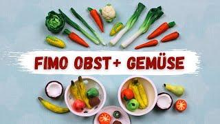 FIMO Obst und Gemüse - 10 Sorten