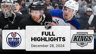 NHL Highlights | Oilers vs. Kings | December 28, 2024