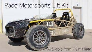 Turbo Exocet with Paco Motorsports lift kit  - from Flyin' Miata