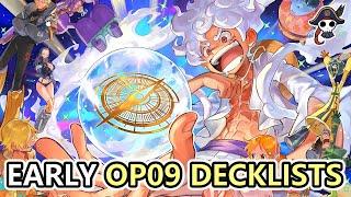 Early OP09 Decklists