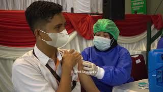 Peninjauan Vaksinasi Massal di Kota Tangerang