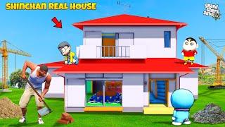 Shinchan & Franklin Build Shinchan Real House in Gta 5