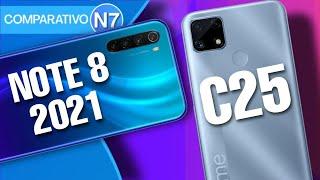 Xiaomi Redmi Note 8 2021 VS Realme C25 | Comparativo