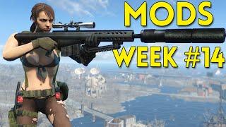 Fallout 4 Top 5 Mods Week #14 - Barrett .50 Cal, AR-15, Metal Gear Solid