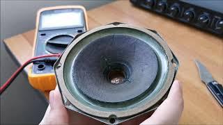 How to troubleshoot and repair a broken speaker that makes no sound 