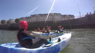 Kayak Hurling with Moontour - The Dublin Gaeltacht Experience