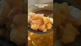 Pozole rojo preparado artesanal #recetasmexicanas #recetasfaciles #recetavegana #fypyoutube