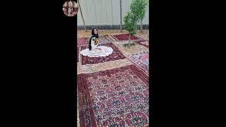 فرش دستبافت هنر ایران #ایران #اینستاگرام #woman #art #صنایع_دستی #فرش_دستبافت #هنر #هنرمند #زن