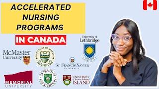 ACCELERATED NURSING PROGRAMS IN CANADA | Study Nursing with NO SCIENCES BACKGROUND + Requirements