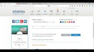 how to enable infolinks inarticle ad in blogger or website