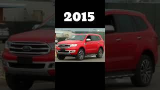 Evolution of Ford Endeavour    2002~2023