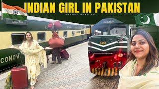 Indian girl in Pakistan  Pakistani Railway  Wagah Border to Panja Sahib via Lahore || Day 1