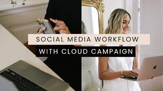 Social Media Manager Workflow Content Creation With Cloud Campaign