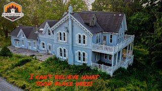 Abandoned Farmhouse Mansion with a very Creepy Past. Explore 132