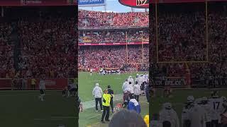 Kansas City Chiefs block Denver Broncos field goal with one second left! Taylor Swift is happy.