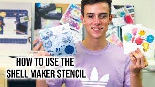 How to Use the Simon Hurley create. Shell Maker Stencil