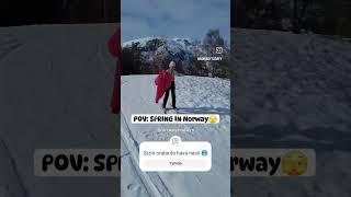 Norveç'te bahar bir başkadır- Spring in Norway #norveç #norwaytodayy