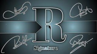 R Signature style Easy | Signature style of your name | Best Signature design