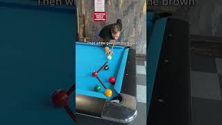 Billiards: how to solve this puzzle problem?  #8ball #billiard