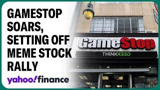 GameStop stock soars, setting off larger meme stock rally