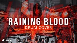 Playing "Raining Blood" On The Drums...Covered In Blood