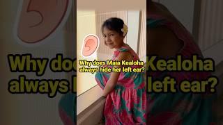 Why does Maia Kealoha always hide her left ear?#celebrity #MaiaKealoha #RachelZegler