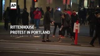 Rittenhouse protest in Portland declared a riot