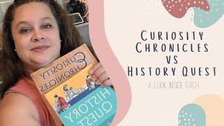 Curiosity Chronicles vs History Quest | Secular Homeschool History Curriculum | Compare and Contrast