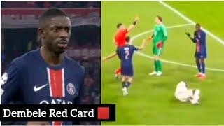 Ousmane Dembele Red Card Vs Bayern Munich | Bayern Munich 1-0 PSG Highlights