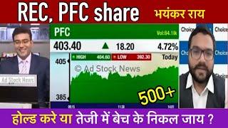 REC, PFC share latest news,Hold or sell ? Rec share latest news