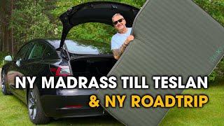 NY Madrass till Teslan – Roadtrip & Camp Mode – Testar Exped Megamat Auto