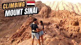 Mount SINAI SUMMIT Climb (Dahab, EGYPT) - South Sinai EGYPT | Egypt Travel Vlog, Breathtaking SUNSET