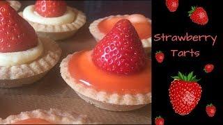 Scottish strawberry tarts recipe :) Bake with me!